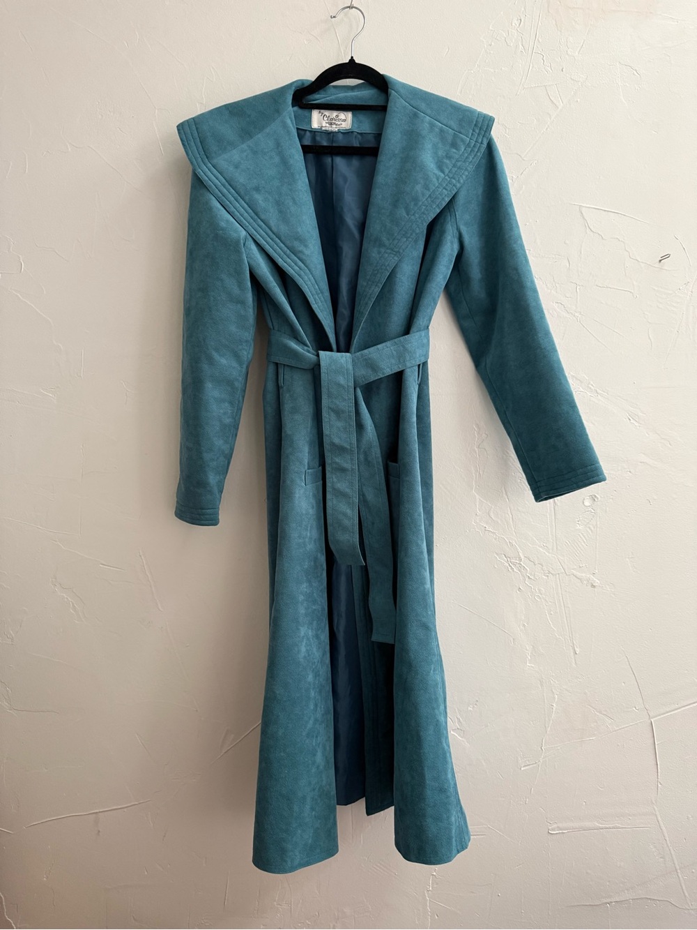 VTG Ultra-suede Trench Coat